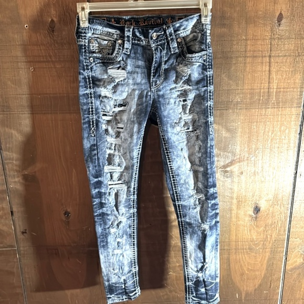 Rock revival jeans, size 25 skinny